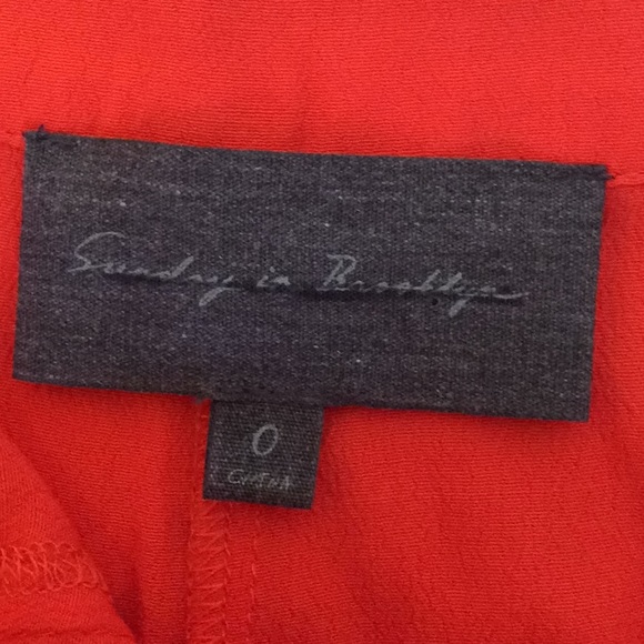 ANTHROPOLOGIE 0 SUNDY IN BROOKLYN GERBERA SHORTS - Picture 7 of 8